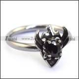 black zircon love rings for women r002080