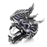 China Dragon Ring in 316L Steel -JR350234