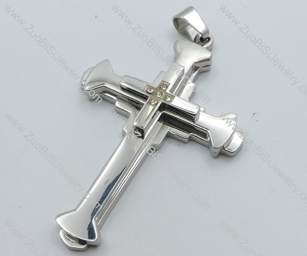 Stainless Steel Cross Pendant -JP050532