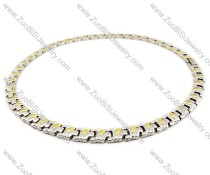 Stainless Steel Magnetic Necklace - JN250007