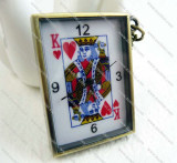 Vintage King of Playing Cards Pocket Watch Chain - PW000071-2