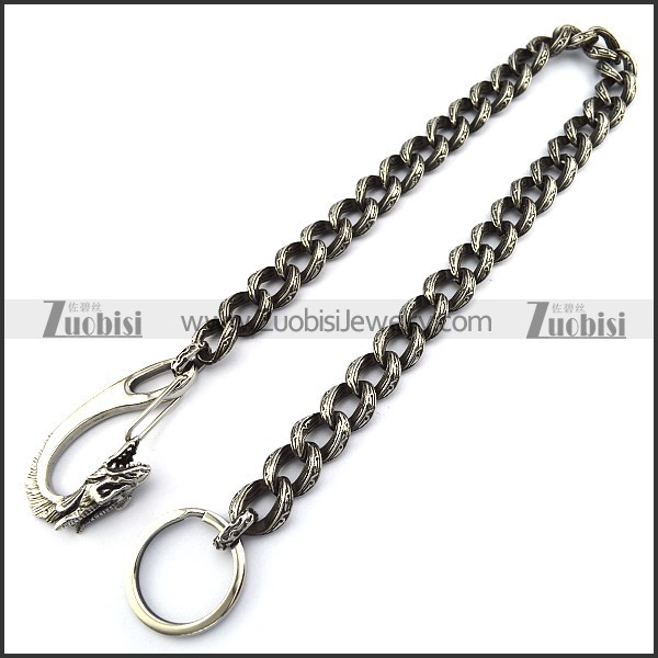 Vintage Steel Dragon Jean Chain in Casting y000015