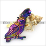 Night Owl Pendant in Colorful Plating p004938