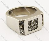 Stainless Steel Stone Ring -JR080014
