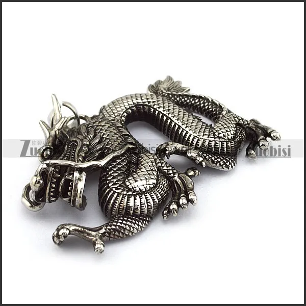 Big Casting China Dragon Pendant p004381