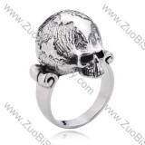 Stainless Steel Skull Ring - JR350138