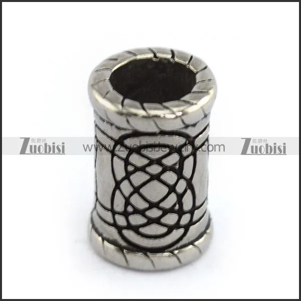 14mm Long Celtic Knot Beard Bead for Man a000082
