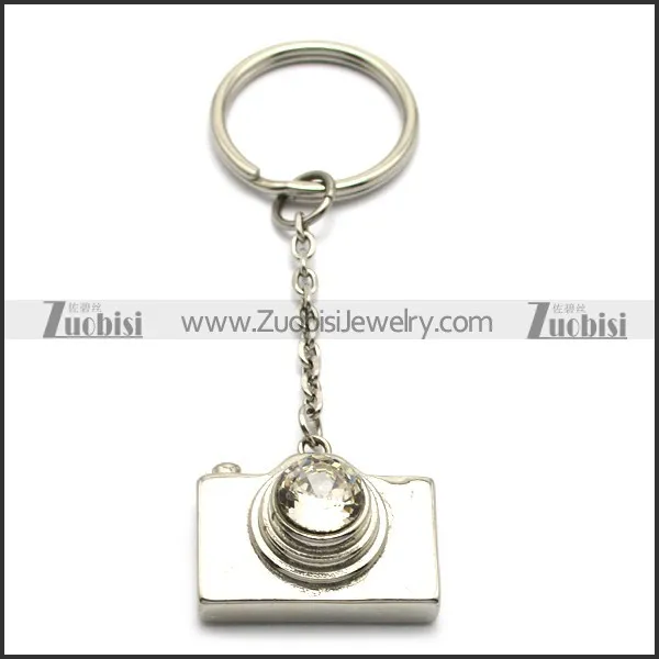 Stainless Steel Camera Keychain  k000006