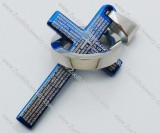 Stainless Steel Cross Pendant -JP050635