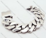 Heavy Stainless Steel Heart Bracelet - JB200015