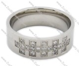 Stainless Steel Diamonds Ring - JR200007