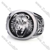 Stainless Steel Lion Ring - JR350099