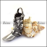 Cool Stainless Steel Boots Pendant p003464