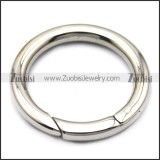 stainless steel plain donut clasp in 30mm outside diameter a000595