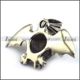 unique one eye ball pendant with 2 wings for bikers p001544