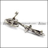 Stainless Steel Bicycle Pendant p006030