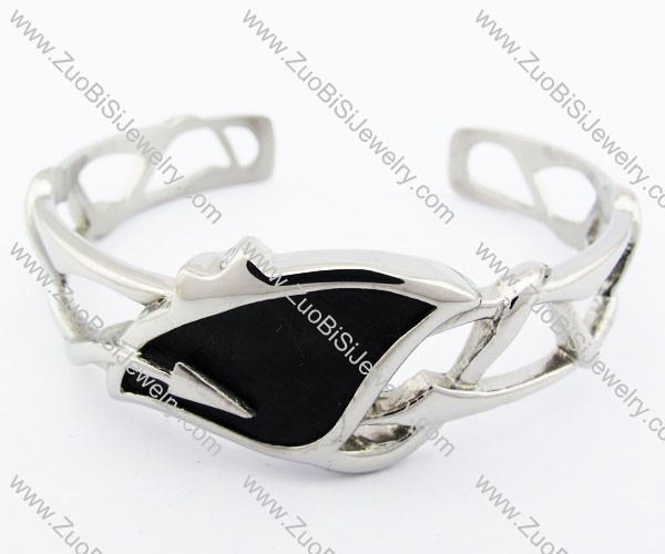 Stainless Steel Casting Cuff Bangle - JB400034