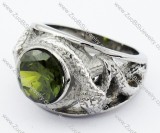 Stainless Steel Stone Ring -JR010112