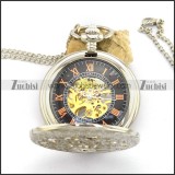 Silver Plated Spider Mechanical Watch pw000505