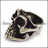 clean-cut Steel Biker Ring with punk style for Motorcycle bikers - r000525