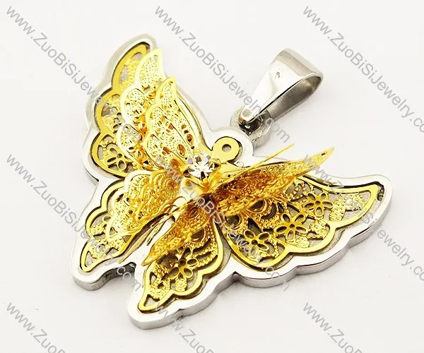 Stainless Steel Butterfly Pendant -JP140052
