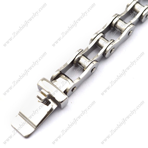 11MM Bike Chain Bracelet with Side Release Buckle b003777