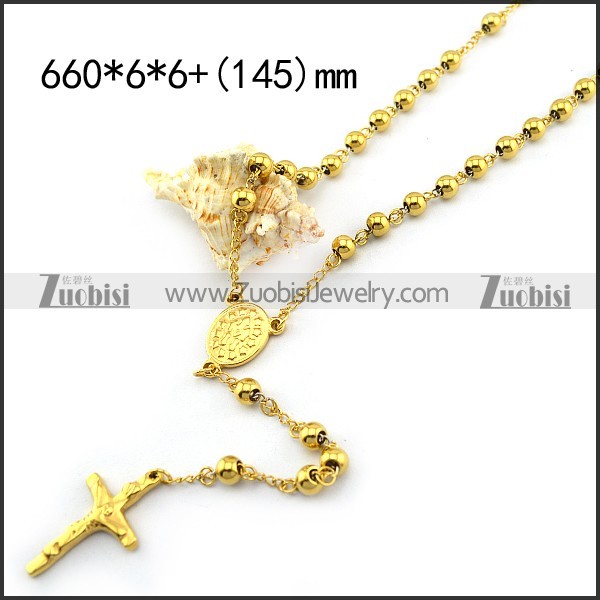 Rosary Cross Necklace n001604