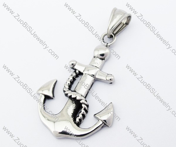 Stainless Steel Anchor Pendant - JP170226