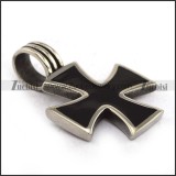Stainless Steel Iron Cross Pendants -p000343
