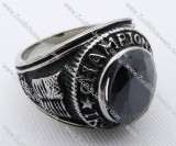 Stainless Steel Custom Champion Rings -JR010049