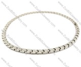 Stainless Steel Magnetic Necklace - JN250006