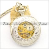 Antique Mechanical Pocket Watch with chain -pw000386