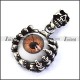 Unique Demon Eye Pendant in Stainless Steel Skull Jewelry -JP450007