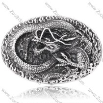 Dragon Belt Buckle with Royal Personalized Relief Pattern -JZ350012