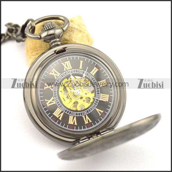 Antique Mechanical Pocket Watch with chain -pw000391