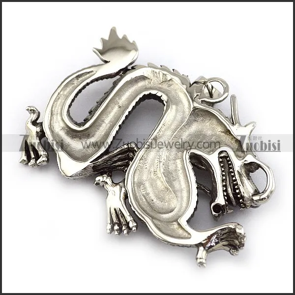 Big Casting China Dragon Pendant p004381