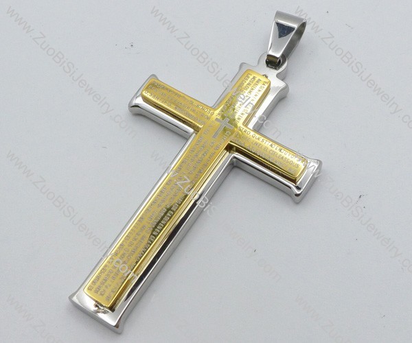 Stainless Steel Cross Pendant -JP050522