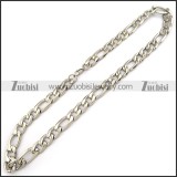 Stainless Steel Figaro Chain n001419