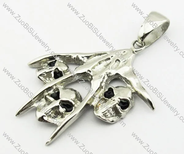 Stainless Steel Skull Pendant -JP140086