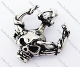 Stainless Steel Oxhead Shaped Pendant - JP420037
