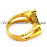 18K Gold Plating Mason Ring r004631