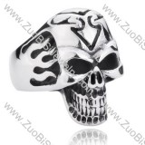 Stainless Steel Skull Ring - JR350038