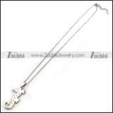 Small Chain with Seahorse Pendant n001340