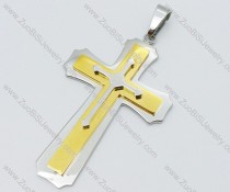 Stainless Steel Cross Pendant -JP050585