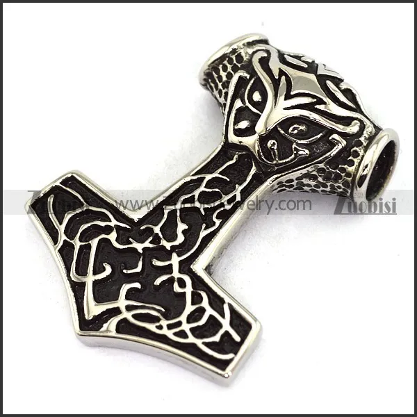 Hammer of Thor Pendant in 48mm Long p002962