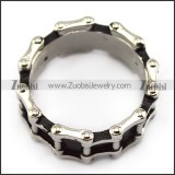 Bicycle Chain Link Shape Ring r004250