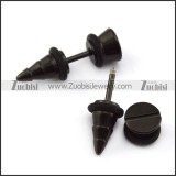 black piercing earring for unisex g000231