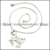 Stainless Steel Horse Chain Necklace n001337