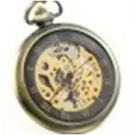 Antique Mechanical Pocket Watch with chain -pw000401