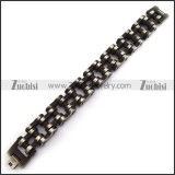 22MM Wide Burnout Design Bicycle Chain Bracelet for Bikers b005240